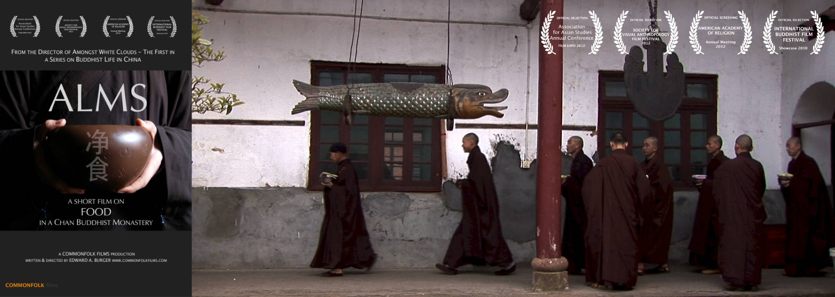 净食 ALMS - Buddhist monks walking to have their meals - THIS Buddhist Film Festival