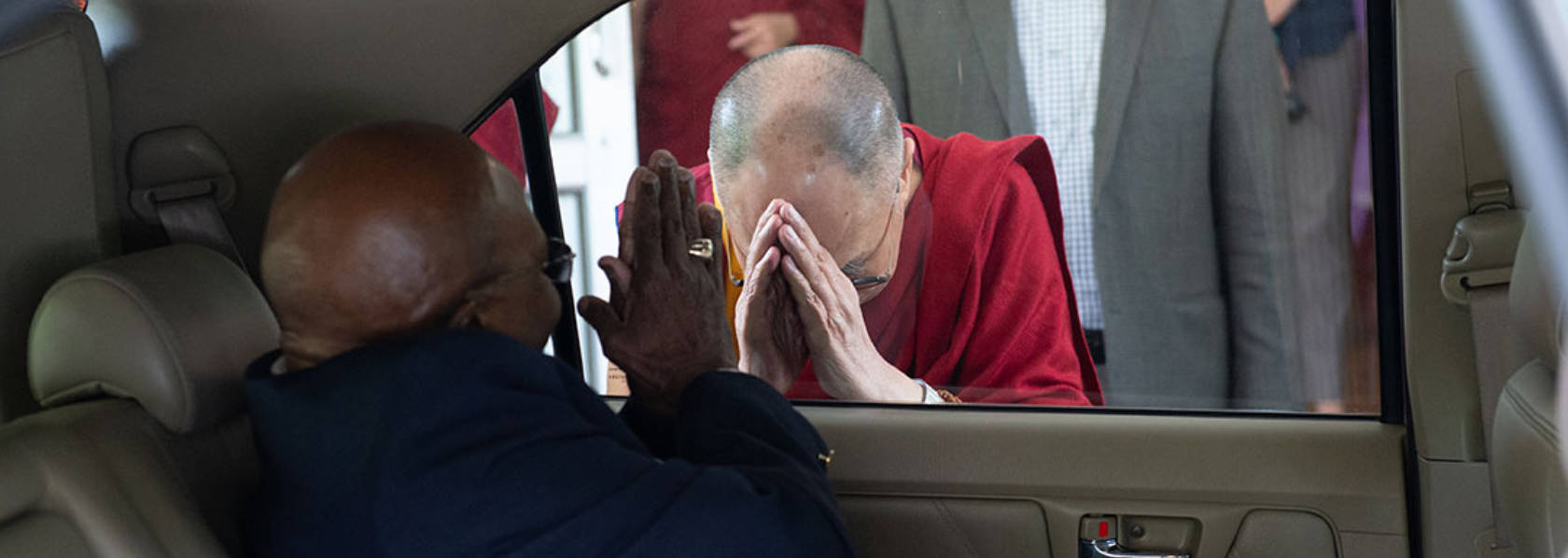 MISSION: JOY - Dalai Lama warm greetings Archbishop Tutu - THIS Buddhist Film Festival