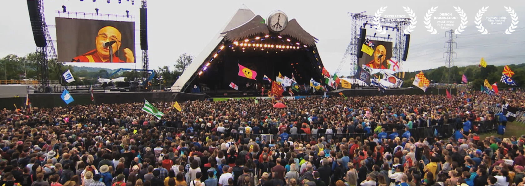 NEVER FORGET TIBET - Glastonbury Festival - THIS Buddhist Film Festival